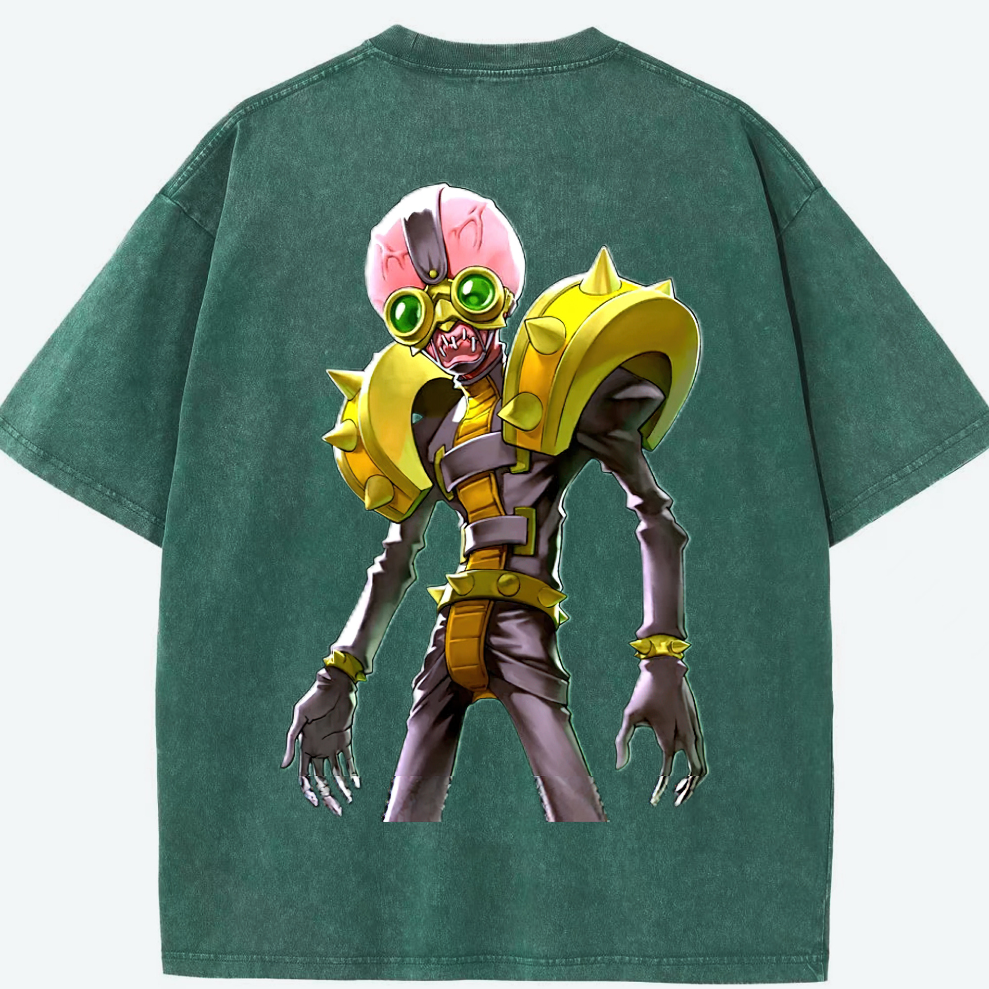 （画像用） 遊☆戯☆王 Yu-Gi-Oh! 綿100% ヴィンテージ風 半袖Tシャツ（背面プリント）